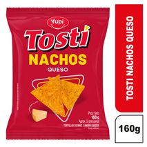 Pasabocas TOSTI PIZZA nachos sabor a queso (160  gr)