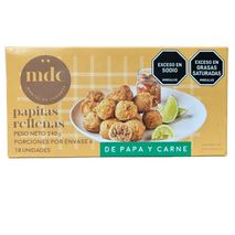 Papitas rellenas x18 und MANTEL DE CUADROS 240  gr