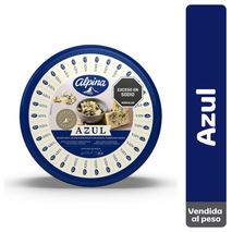 Queso azul ALPINA porcionado en tienda