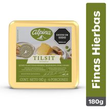 Queso tilsit ALPINA finas hierbas (180  gr)