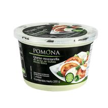Queso mozzarella Pomona de búfala (250  gr)