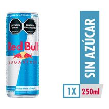 Bebida energizante RED BULL sin azúcar lata (250  ml)