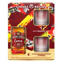 Whisky CHIVAS REGAL extra 13 años + 2 vasos  (700  ml)