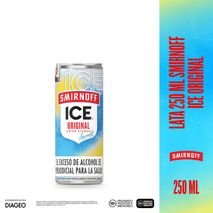Coctel SMIRNOFF ice original en lata (250  ml)
