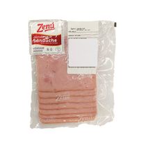 Jamón  ZENU sánduche porcionado en tienda