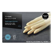 Espárragos EL CORTE INGLÉS MARCA EXCLUSIV blancos (125  gr)