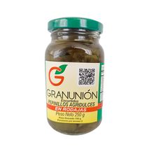Pepinillos GRANUNION en rodajas agridulces (150  gr)