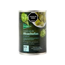 Alcachofas EL CORTE INGLÉS MARCA EXCLUSIV corazones al natural (240  gr)