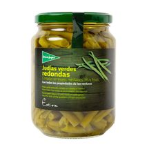 Judías verdes EL CORTE INGLÉS MARCA EXCLUSIV redondas medianas (350  gr)