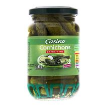 Pepinillos CASINO extrafins (185  gr)