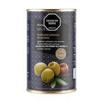 Aceitunas EL CORTE INGLÉS MARCA EXCLUSIV rellenas de anchoa (150  gr)