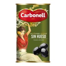 Aceitunas CARBONELL MARCA EXCLUSIVA negras sin hueso (150  gr)