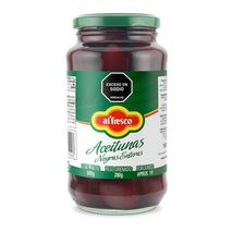 Aceitunas AL FRESCO negras enteras (280  gr)