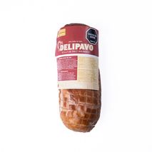 Rollo de pavo DELIPAVO ahumado porcionado en tienda