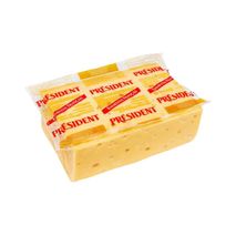 Queso PRESIDENT emmental porcionado en tienda