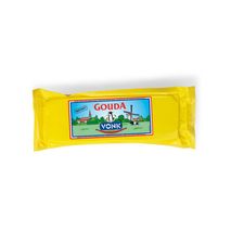 Queso VONK gouda porcionado en tienda
