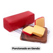 Queso VONK edam porcionado en tienda