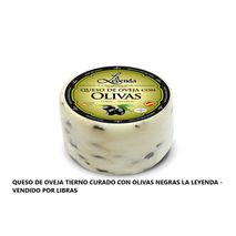 Queso Spanish Cheese  oveja aceitunas negras