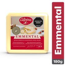 Queso ALPINA tipo emmental cuña