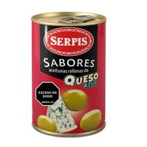 Aceitunas SERPIS rellenas de queso azul (130  gr)