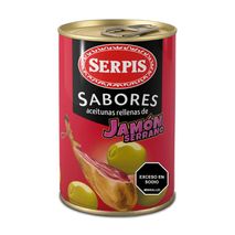 Aceitunas SERPIS rellenas de jamón serrano (130  gr)