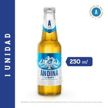 Cerveza CERVEZA ANDINA LIGHT Light Botella (250  ml)