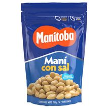 Maní MANITOBA con sal (200  gr)