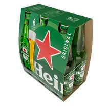 Cerveza HEINEKEN botella six pack (1980  ml)