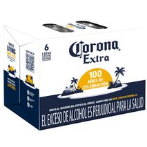 Cerveza CORONA lata extra six pack (2838  ml)