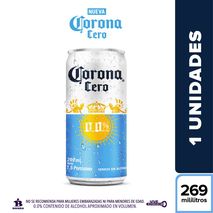 Cerveza CORONA cero alcohol (269  ml)