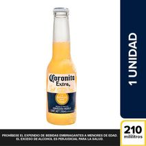 Cerveza CORONA botella lager (210  ml)