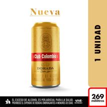Cerveza CLUB COLOMBIA lata dorada (269  ml)