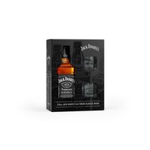 Whisky JACK DANIELS Tennessee + 2 vasos  (750  ml)