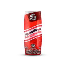 Aguardiente ANTIOQUENO rojo caja pequeña (260  ml)