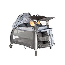 Corral Cuna Nube Kdd 992 Gris Marca Infanti