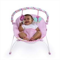 Silla Bebe Vibradora Niña Mecedora 0 2 Años Oferta Anti Reflujo Rosado
