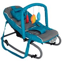Silla Mecedora Vibracion Mattina Azul L Mbr 12B18