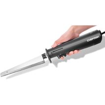 Cuchillo Eléctrico Chefman De 21 Cm Con Tenedor De Trinchar