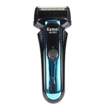 Kemei 2023 Men Electric Bread Razor 2 Blades Cordless Bread