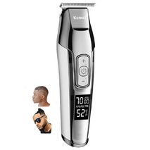 Kemei Barber Professional Hair Clipper Lcd Display 0Mm Hair