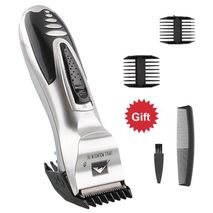 Professional Rechargeable Hair Clipper With 2 Heads Hair