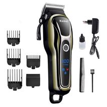 Caliente 100-240V Kemei Recargable Recortador De Pelo Profesional