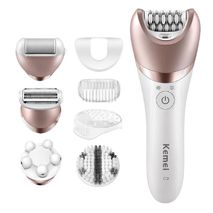Km-8001 5 En 1 Afeitadora Recargable Eléctrico Depiladora Cabello