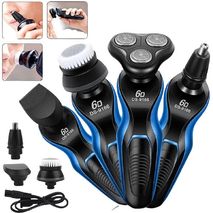 4 In 1 Men Electric Shaver Nose Trimmer Rechargeable Razor