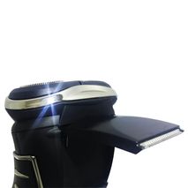 Máquina Afeitar Recargable Pop-Up 3 Cabezas + Patillera