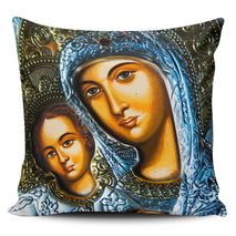 Funda Cojin Decorativo Tayrona Store Virgen Maria 02