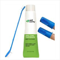 Crema Dental Y Cepillo De Dientes Para Perros