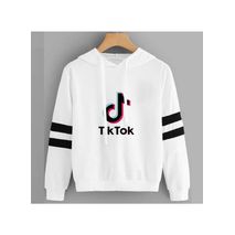 Buzo Saco Hoodies Mujer Niña Tik Tok Tiktok Blanco Calidad