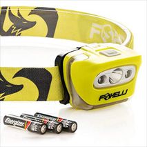 Linterna De Faro Foxelli Super Brillante, Lámpara De Cabeza Ligera