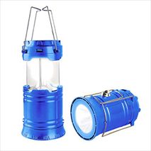 Linterna Led De Camping, Linterna Solar Y Recargable Linterna Plegable Y Portátil